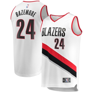Men's Portland Trail Blazers Kent Bazemore Fast Break Replica Jersey - Association Edition