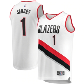 Men's Portland Trail Blazers Anfernee Simons Fast Break Player Jersey - Association Edition