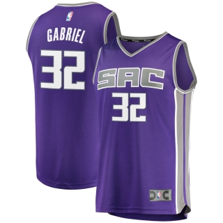 Men's Sacramento Kings Wenyen Gabriel  Fast Break Replica Jersey - Icon Edition