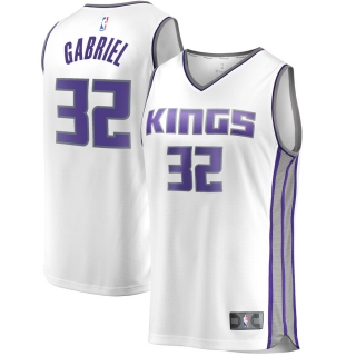 Men's Sacramento Kings Wenyen Gabriel Fast Break Player Replica Jersey - Association Edition