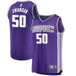Men's Sacramento Kings Caleb Swanigan  Fast Break Replica Jersey - Icon Edition