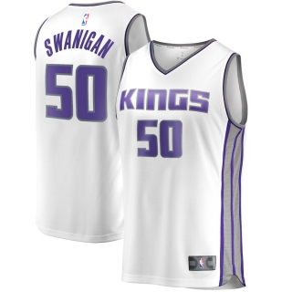 Men's Sacramento Kings Caleb Swanigan Fast Break Player Replica Jersey - Association Edition