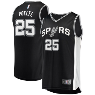 Men's San Antonio Spurs Jakob Poeltl Replica Jersey - Icon Edition