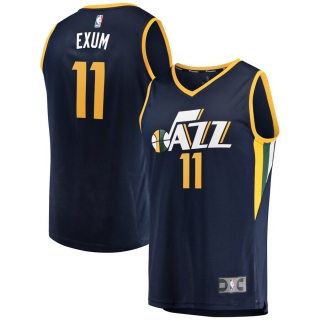 Men's Utah Jazz Dante Exum Fanatics Branded Navy Fast Break Replica Player Jersey - Icon Edition