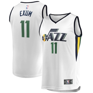 Men's Utah Jazz Dante Exum Fanatics Branded Fast Break Player Jersey - Association Edition