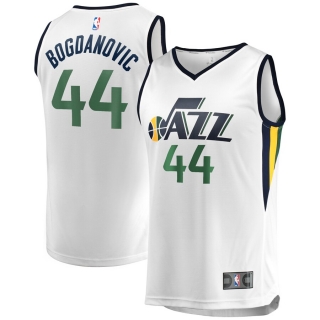 Men's Utah Jazz Bojan Bogdanovic Fanatics Branded White Fast Break Replica Jersey - Icon Edition