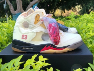 Authentic OFF-WHITE x AJ5 OW