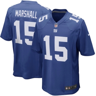 Men's New York Giants Brandon Marshall Nike Royal Game Jersey