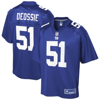 NFL Pro Line Men's New York Giants Zak DeOssie Team Color Jersey
