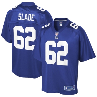 Men's New York Giants Chad Slade NFL Pro Line Royal Team Player Jersey
