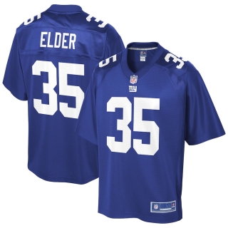 Men's New York Giants Corn Elder NFL Pro Line Royal Player Jersey