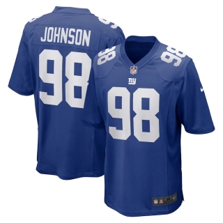 Men's New York Giants Austin Johnson Nike Royal Game Jersey