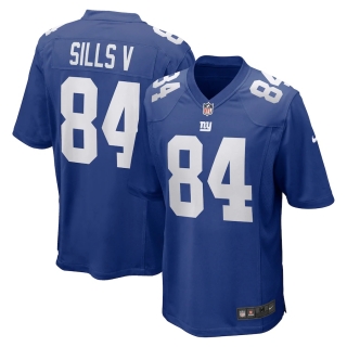 Men's New York Giants David Sills V Nike Royal Game Jersey