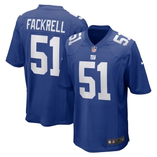 Men's New York Giants Kyler Fackrell Nike Royal Game Jersey