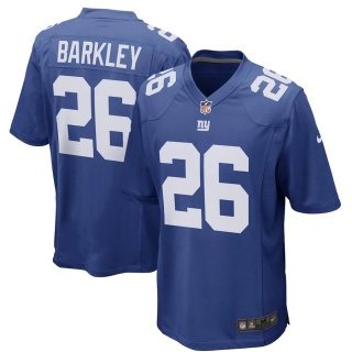Men's New York Giants Saquon Barkley Nike Royal Game Player Jersey