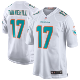 Men's Miami Dolphins Ryan Tannehill Nike White New 2018 Game Jersey