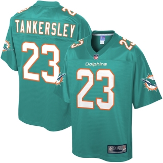 Men's Miami Dolphins Cordrea Tankersley NFL Pro Line Aqua Big & Tall Player Jersey