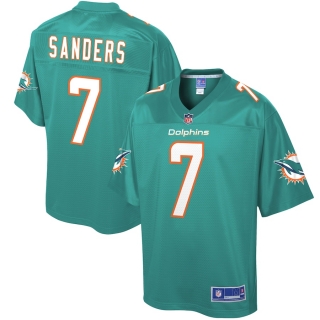 Men's Miami Dolphins Jason Sanders NFL Pro Line Aqua Big & Tall Player Jersey