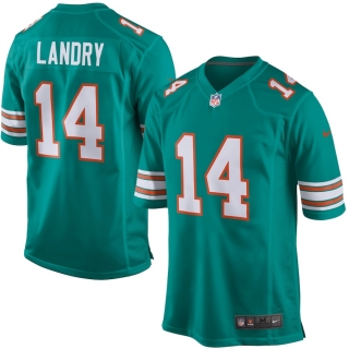 Men's Miami Dolphins Jarvis Landry Nike Aqua Alternate Game Jersey