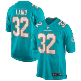 Men's Miami Dolphins Patrick Laird Nike Aqua Game Jersey