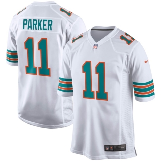 Men's Miami Dolphins DeVante Parker Nike White Alternate Game Jersey