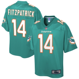 Men's Miami Dolphins Ryan Fitzpatrick NFL Pro Line Aqua Big & Tall Player Jersey