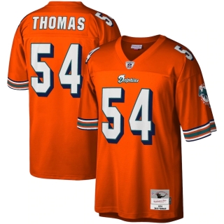 Men's Miami Dolphins Zach Thomas Mitchell & Ness Orange Legacy Replica Jersey