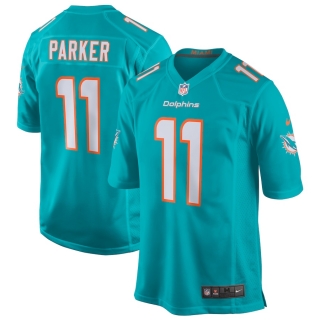 Men's Miami Dolphins DeVante Parker Nike Aqua Game Jersey