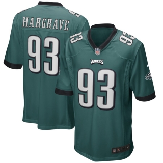 Men's Philadelphia Eagles Javon Hargrave Nike Midnight Green Game Player Jersey