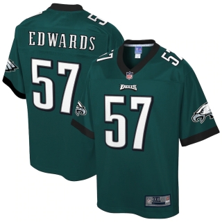 Men's Philadelphia Eagles TJ Edwards NFL Pro Line Midnight Green Big & Tall Team Player Jersey