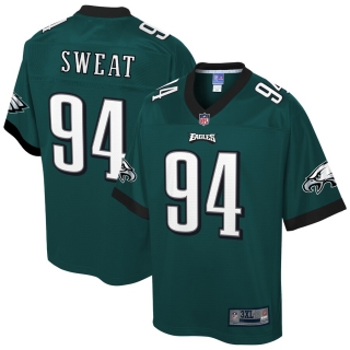 Men's Philadelphia Eagles Josh Sweat NFL Pro Line Midnight Green Big & Tall Team Player Jersey