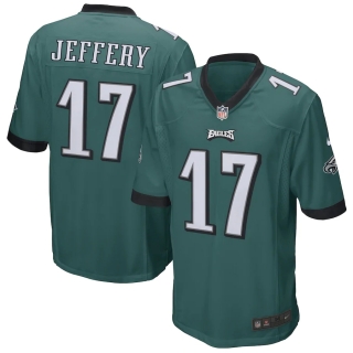 Men's Philadelphia Eagles Alshon Jeffery Nike Midnight Green Game Jersey
