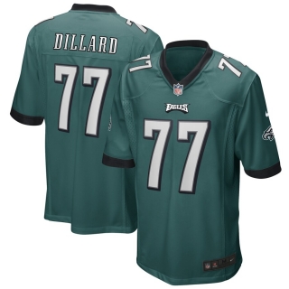 Men's Philadelphia Eagles Andre Dillard Nike Midnight Green Game Player Jersey