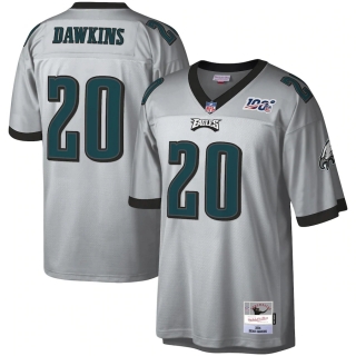 Men's Philadelphia Eagles Brian Dawkins Mitchell & Ness Platinum NFL 100 Retired Player Legacy Jersey