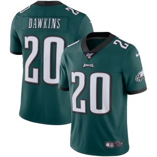 Men's Philadelphia Eagles Brian Dawkins Nike Midnight Green NFL 100 Retired Vapor Limited Jersey