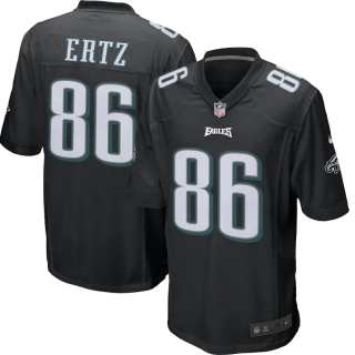 Men's Philadelphia Eagles Zach Ertz Nike Black Game Event Jersey