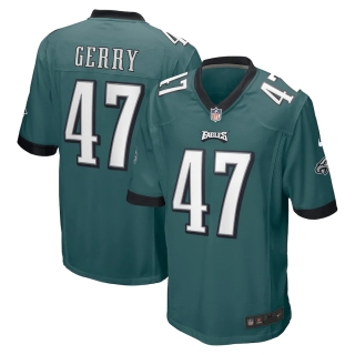 Men's Philadelphia Eagles Nathan Gerry Nike Midnight Green Game Jersey