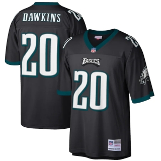Men's Philadelphia Eagles Brian Dawkins Mitchell & Ness Black Retired Player Legacy Replica Jersey