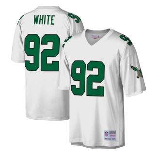 Men's Philadelphia Eagles Reggie White Mitchell & Ness White Legacy Replica Jersey