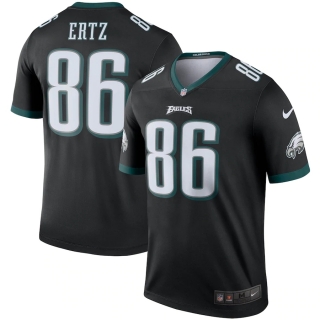 Men's Philadelphia Eagles Zach Ertz Nike Black Legend Player Jersey