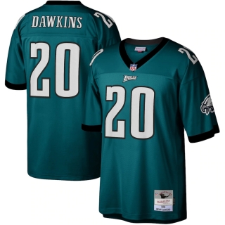Men's Philadelphia Eagles Brian Dawkins Mitchell & Ness Midnight Green 1996 Legacy Replica Jersey
