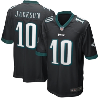 Men's Philadelphia Eagles DeSean Jackson Nike Black Game Jersey