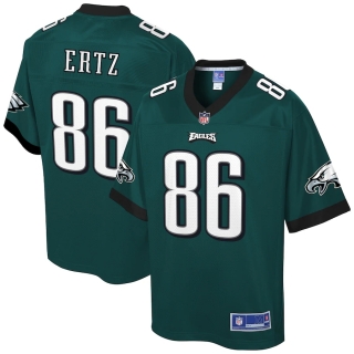 Men's Philadelphia Eagles Zach Ertz NFL Pro Line Midnight Green Logo Player Jersey