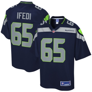 Men's Seattle Seahawks Germain Ifedi NFL Pro Line College Navy Player Jersey