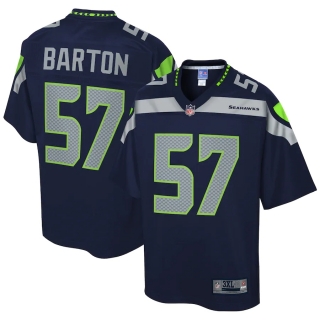 Men's Seattle Seahawks Cody Barton NFL Pro Line College Navy Big & Tall Team Player Jersey