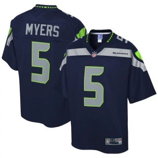 Men's Seattle Seahawks Jason Myers NFL Pro Line College Navy Big & Tall Team Player Jersey