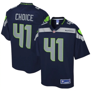 Men's Seattle Seahawks Adam Choice NFL Pro Line College Navy Player Jersey