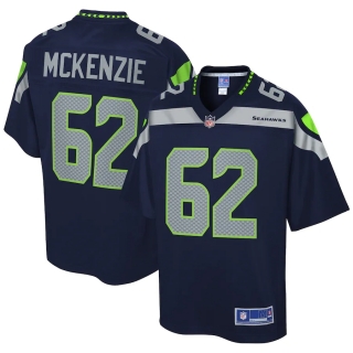 Men's Seattle Seahawks Kahlil McKenzie NFL Pro Line College Navy Team Color Player Jersey