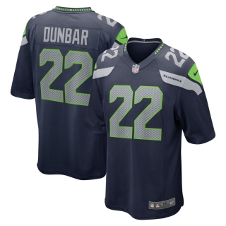 Men's Seattle Seahawks Quinton Dunbar Nike College Navy Game Jersey