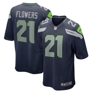 Men's Seattle Seahawks Tre Flowers Nike College Navy Game Jersey